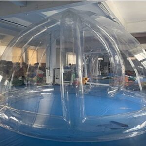 Tenda gonfiabile trasparente